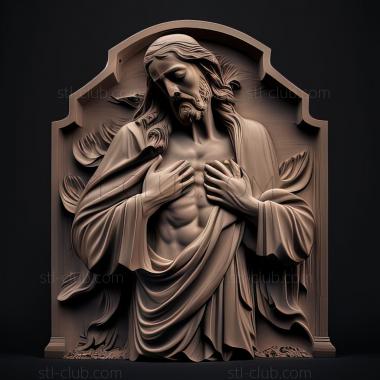 3D model st jesus (STL)